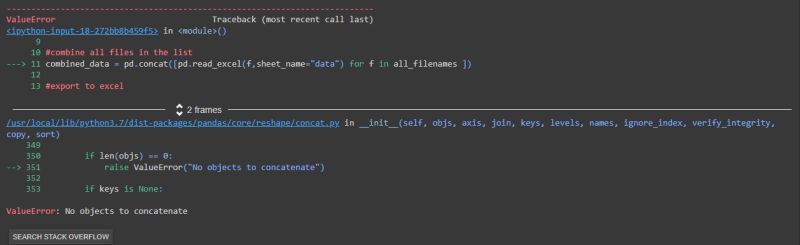 Valueerror No Objects To Concatenate Issue 29 Aldertzomer - Colorful Design Collection - HD Quality