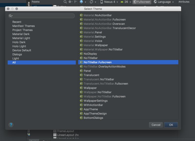 Android Studio Theme Editor Delete A Theme Erchocolate - Sunset Design Collection - Mobile Quality