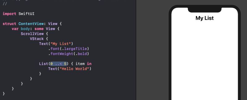 Ios Swiftui List Inside Scrollview Stack Overflow - Premium Mountain Photo Gallery - Mobile