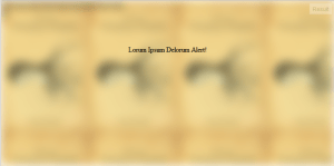 blur behind div css3 using css background