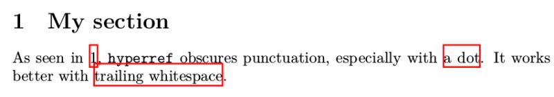 Spacing Link Boxes Obscure Punctuation Tex Latex Stack Exchange - Sunset Picture Collection - Mobile Quality