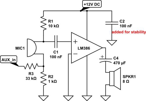 Amplifier Lm386 Speaker Distorts Electrical Engineering Stack Exchange - Artistic 4K Landscape Designs | Free Download