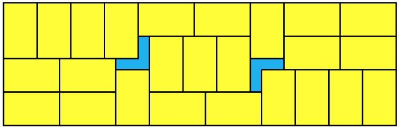 Geometry Tiling Rectangles With V Pentomino Plus Rectangles - Nature Design Collection - Ultra HD Quality