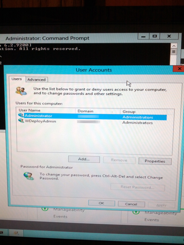 I created the email a couple hours ago and it is not recognized by the server. Auto Login Windows Server 2012 Super User