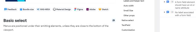 Material Ui Mui Select Component Warnings No Label No Label - Elegant Light Art - Full HD