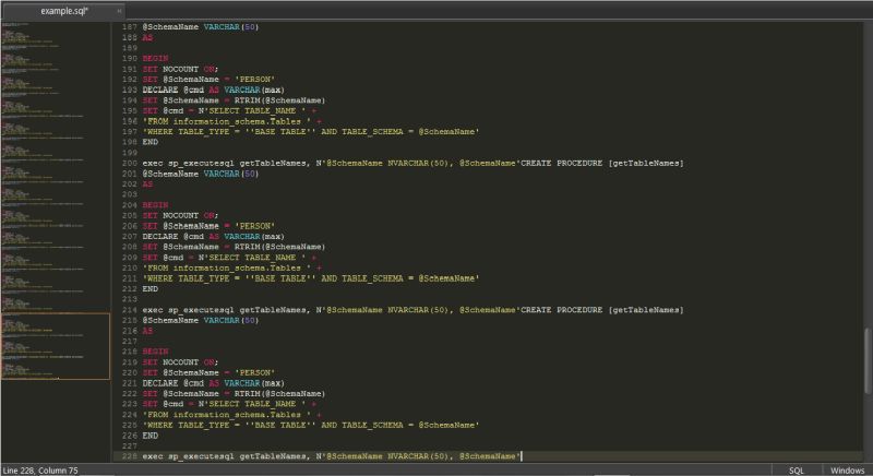 Sql Ssms Minimap Overview Stack Overflow - Premium Light Texture Gallery - 8K
