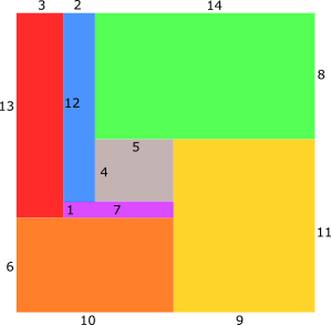 Mathematics Cutting A Square Into Seven Rectangles Puzzling Stack - City Design Collection - Full HD Quality