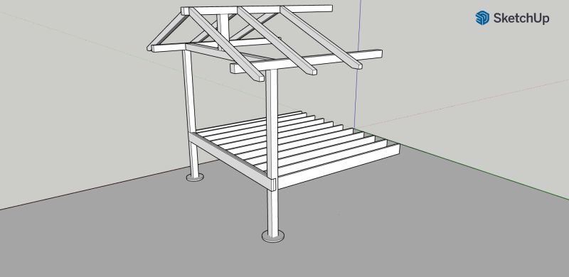 Notching Deck Railing Posts - Geometric Illustrations - Stunning 8K Collection
