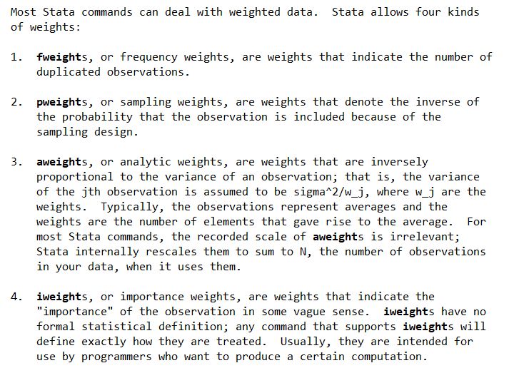 How Do I Generate Weight Variable In Stata Stack Overflow - Ultra HD Space Pictures for Desktop