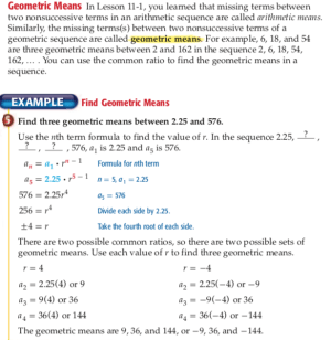 geometric numbers means than algebra exit secondary did why mean sequence number between curriculum