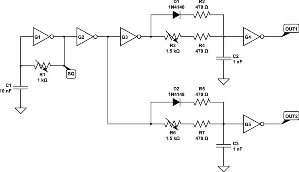 Analog Problem Generating Two Asymmetrical Pulse Waves Electrical Engineering Stack Exchange - Download Beautiful Light Illustration | Mobile