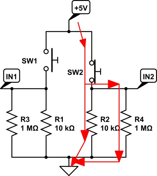 Switches Pull Down Resistors Electrical Engineering Stack Exchange - Mobile Sunset Patterns for Desktop