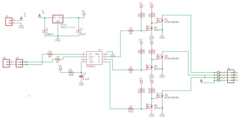 Led Driver Driving Multiple Variable Amount Of Leds With Ws2811 - Best Gradient Images in Desktop