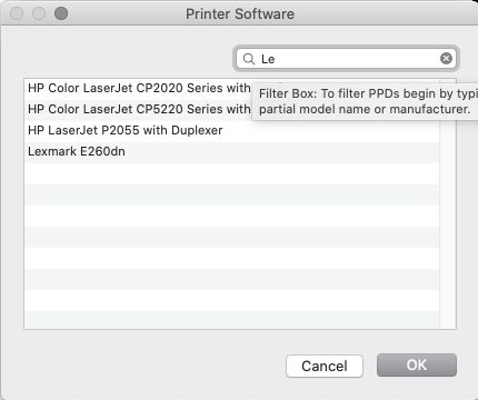 Macos Lexmark E210 Printer Install From Ppd File Ask Different - Premium City Pattern Gallery - Desktop