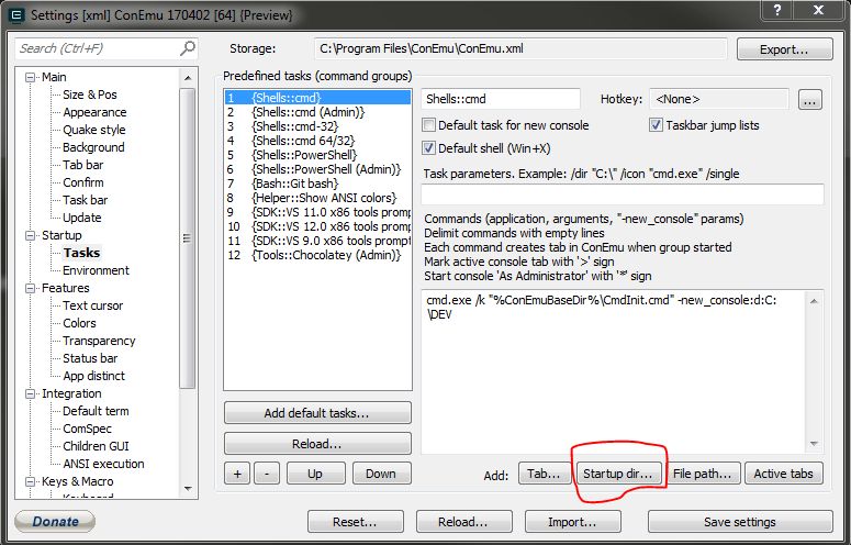 Windows Start Up Cmder Conemu Console In A Specific Folder Stack - Best Gradient Designs in 4K