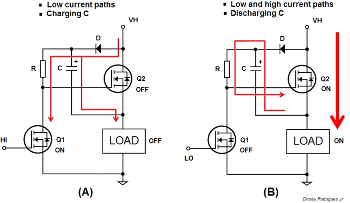 A Path For Capacitor S Charging And Another For Discharging