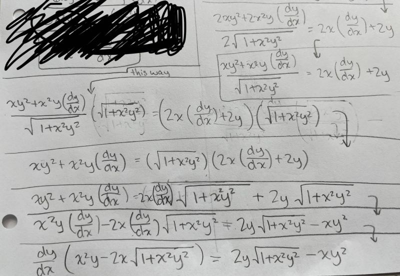 Calculus Stuck On Implicit Differentiation Exercise Inquiring About - Ocean Images - Classic Desktop Collection