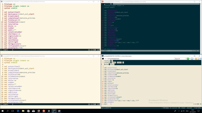 Windows Subsystem For Linux Vim Colorscheme Changes Terminal After - Premium Abstract Background Gallery - Full HD