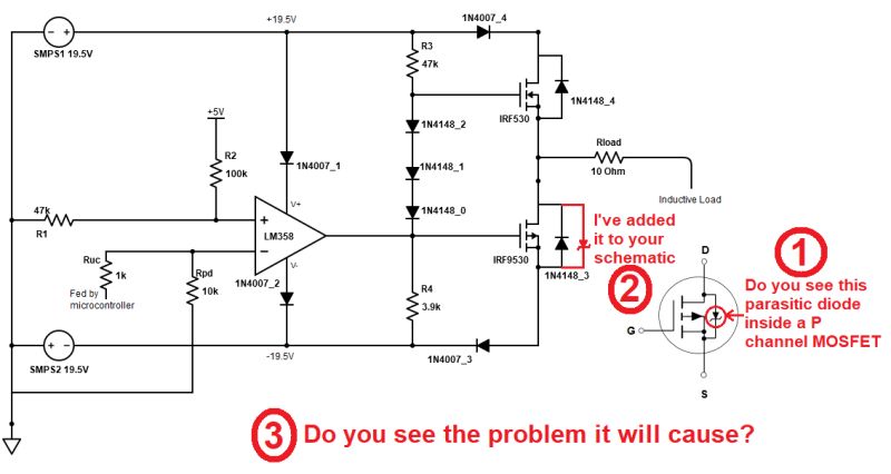 Push Pull Mosfet Amplifier Problem Electrical Engineering Stack Exchange - Perfect Geometric Wallpaper - 4K