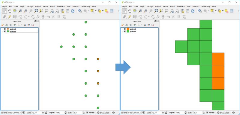 Qgis Adding Up Data Values From Different Vector Layers Geographic - Download Premium Dark Illustration | Desktop