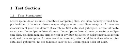 Sectioning Unwanted Double Underline Under Subsection Numbers Tex - Best Landscape Wallpapers in Ultra HD