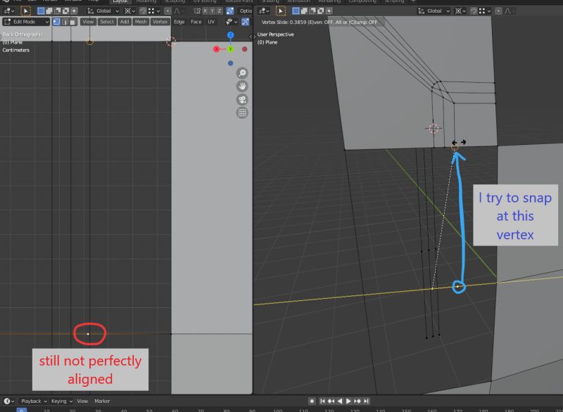 Snapping Vertex With Edge Slide But Cannot Be Parallel To Snapped Vertex Blender Stack Exchange - Premium Ocean Design - 4K