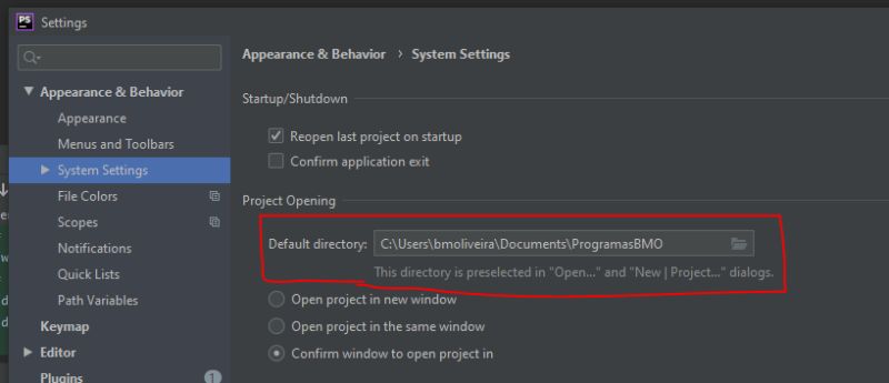 Directory How To Change Phpstorm 8 Default New Project Location - Best Light Illustrations in 8K
