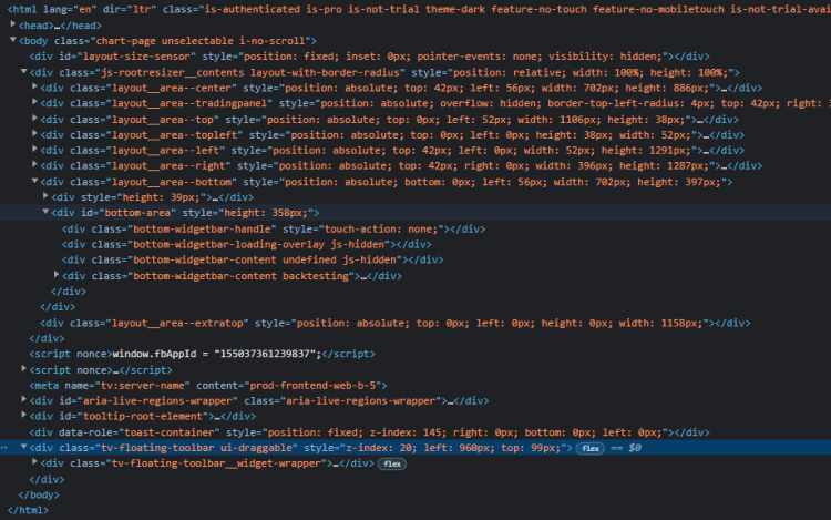 Python How To Adjust The Layout Area the Container Inside The Window In Selenium 