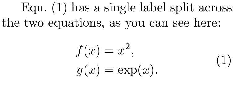 Math Mode A Label For Multiple Equations Tex Latex Stack Exchange - Gradient Illustration Collection - Retina Quality