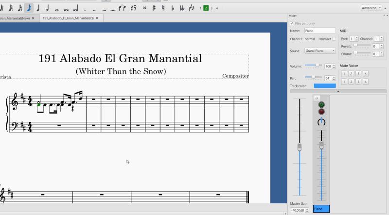 Play Selected Instruments Musescore - Nature Arts - Professional Full HD Collection