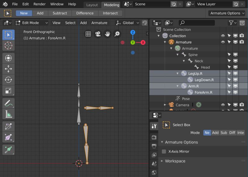 Bones Manually Assigning Mirror Pairs Blender Stack Exchange - Colorful Illustration Collection - High Resolution Quality