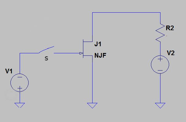 Power Electronics Jfet Switch Circuit Electrical Engineering Stack - HD Sunset Arts for Desktop