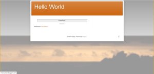 blur effect background apply blogger