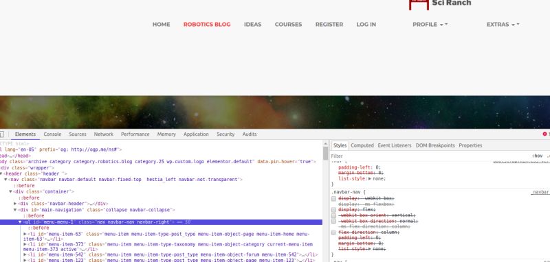 Web Wordpress Menu Is Is Displaying Vertically Not Horizontally Stack Overflow - Landscape Background Collection - Mobile Quality