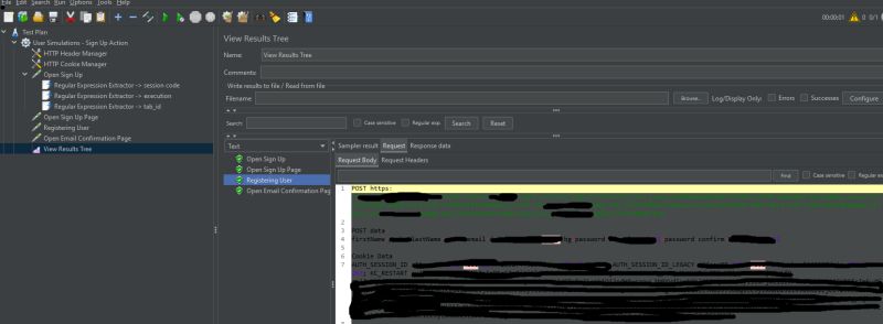 Performance Registering User With Jmeter Keycloak Authorization - Dark Texture Collection - 4K Quality