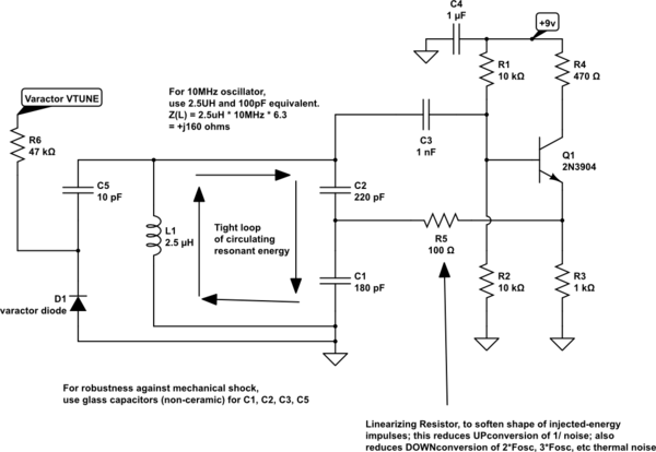 Colpitts Oscillator Not Oscillating Electrical Engineering