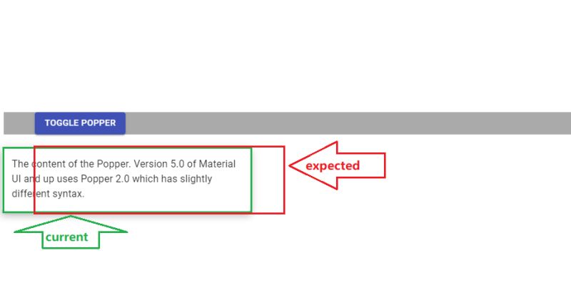 How To Flip Material Ui Popper When Not Enough Space Stack Overflow - Ocean Photo Collection - HD Quality