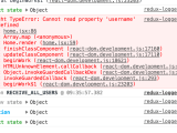 Javascript Uncaught Typeerror Cannot Read Property Username Of