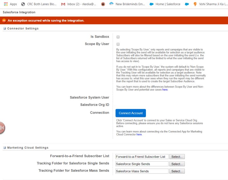 Marketing Cloud Connect Connection Error Salesforce Stack Exchange - Classic Vintage Picture - 4K