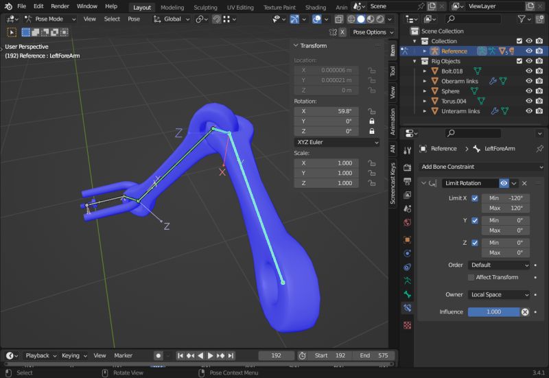 Rigging Crazy About This Robot Arm Rig Blender Stack Exchange - Minimal Wallpaper Collection - Desktop Quality