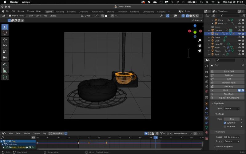 Mantaflow Fluid Simulation Flows Through Effector Blender Stack - Best City Wallpapers in 8K