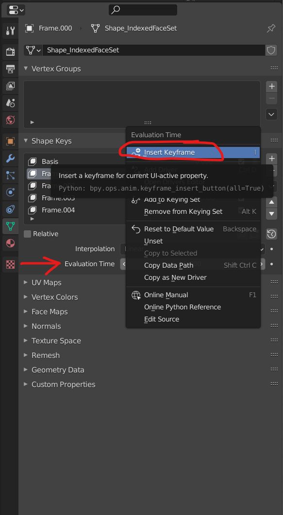 Animation Adding Keyframes To Evaluation Time Using Python Blender - Stunning Space Background - High Resolution