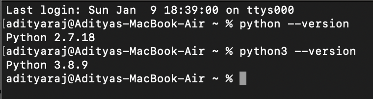 How to set python3 as default in macos monterey macbook air m1 