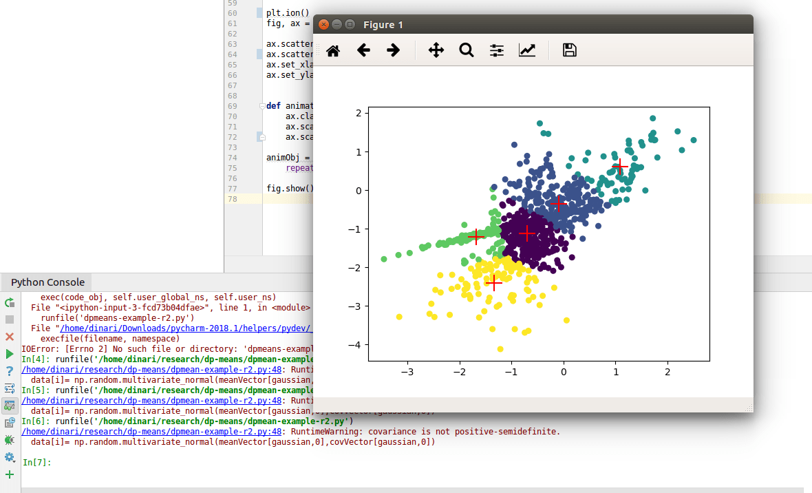 matplotlib pycharm не рисует