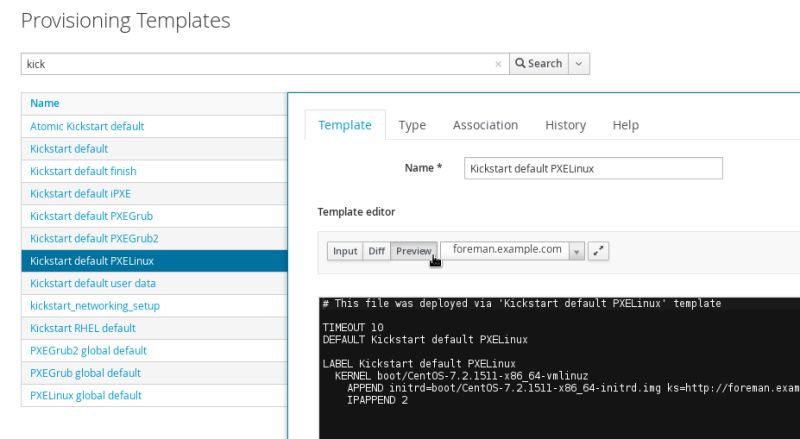 Edit Provisioning Templates Foreman Server - Premium Light Photo Gallery - Ultra HD