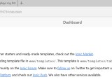 Javascript Ionic Serve Displays Code Only For A Split Second Stack