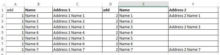 Excel How Can I Reorganize A Table S Data From Being In Multiple Columns To Be Across Rows - Ocean Illustration Collection - Desktop Quality