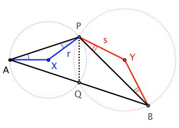 Trigonometry Simple Circle Geometry Similarity Question - Colorful Backgrounds - Professional Ultra HD Collection