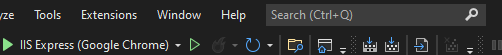 VS 2022 quick launch input