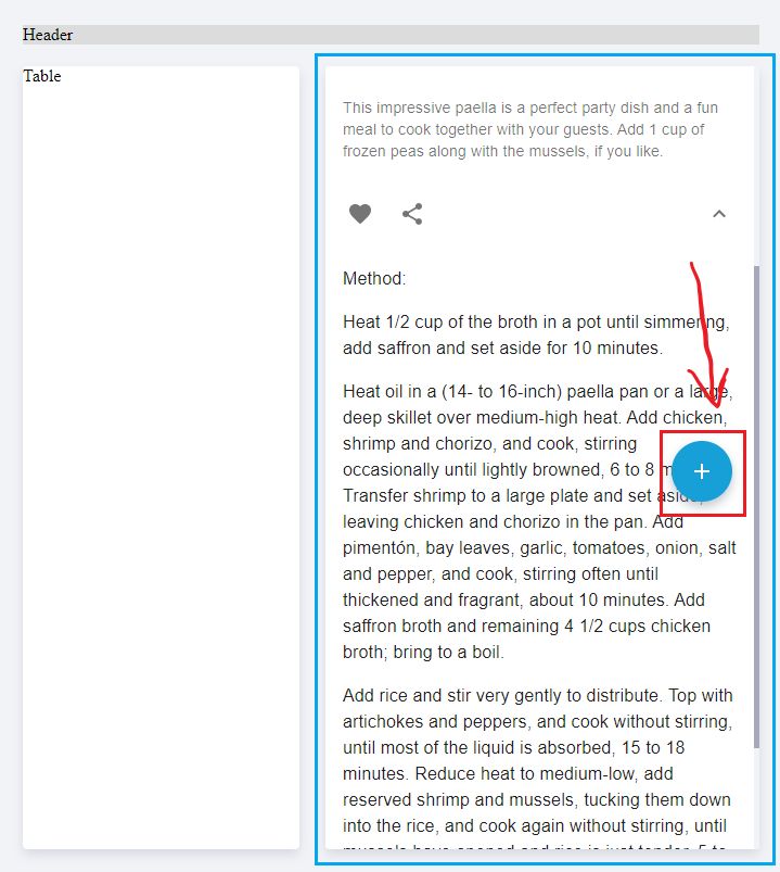 Javascript Floating Action Button Not Sticked To Its Parent Element - Retina Landscape Designs for Desktop